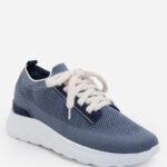 ELEVENTY Knit Leather Sneakers