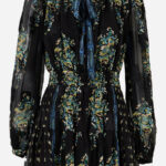 ULLA JOHNSON Maris Necktie Mini Dress