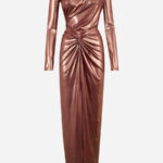 LAPOINTE Draped Sarong Dress