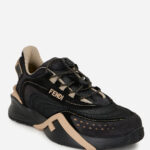 FENDI Flow Mesh Suede Low Tops